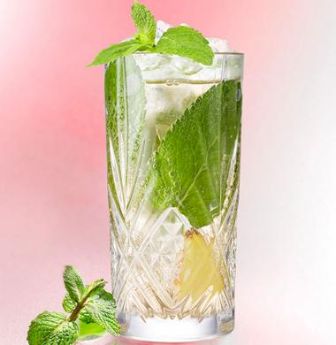cocktail  fortaleza à la cachaca et ginger ale